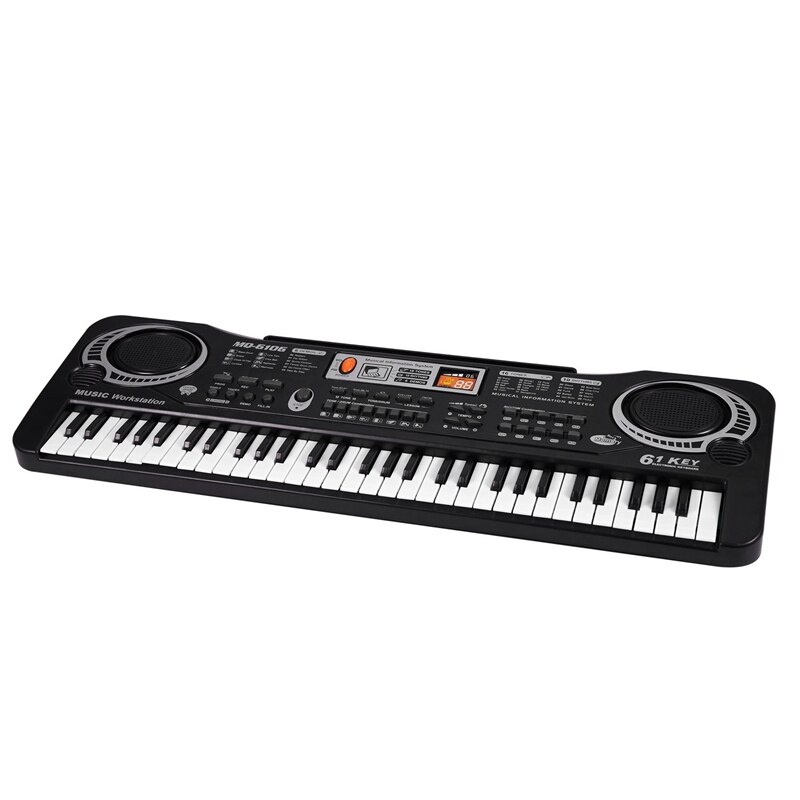 MQ 61 Keys Digital Music Electronic Keyboard Key Board Electric Piano Children Eu Plug