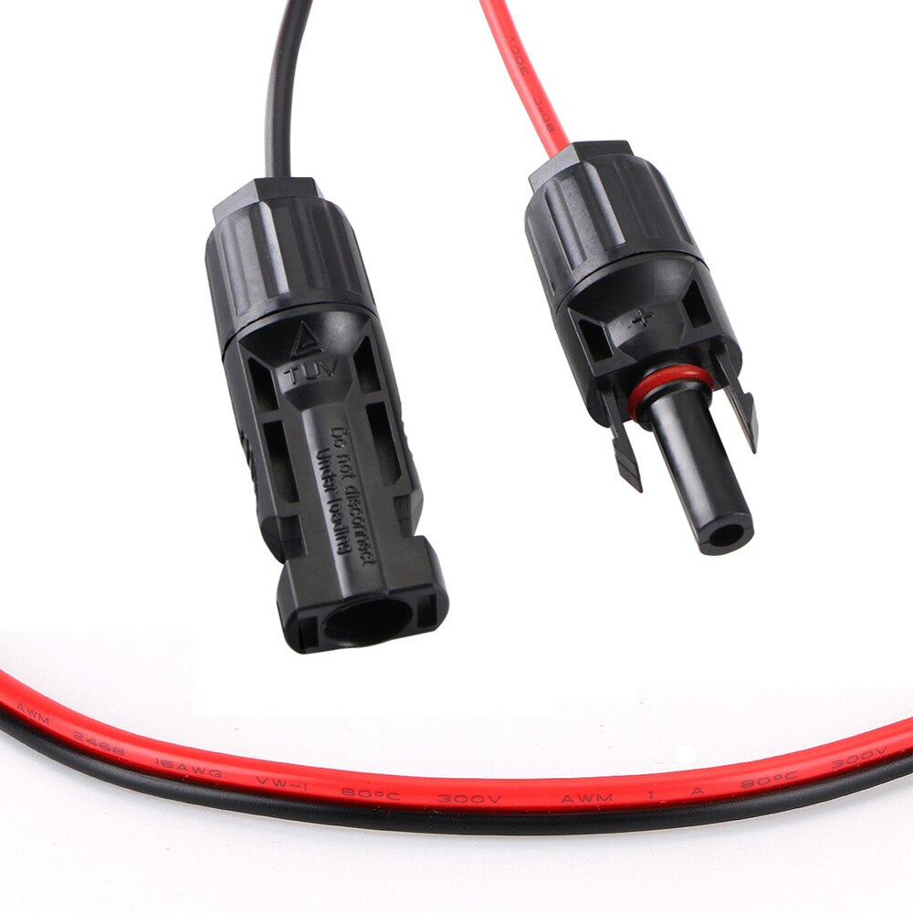 Portable Power Station Extension Solar Charging Cable Portable Generator Extension Charging Cable Charging from Solar Panel.