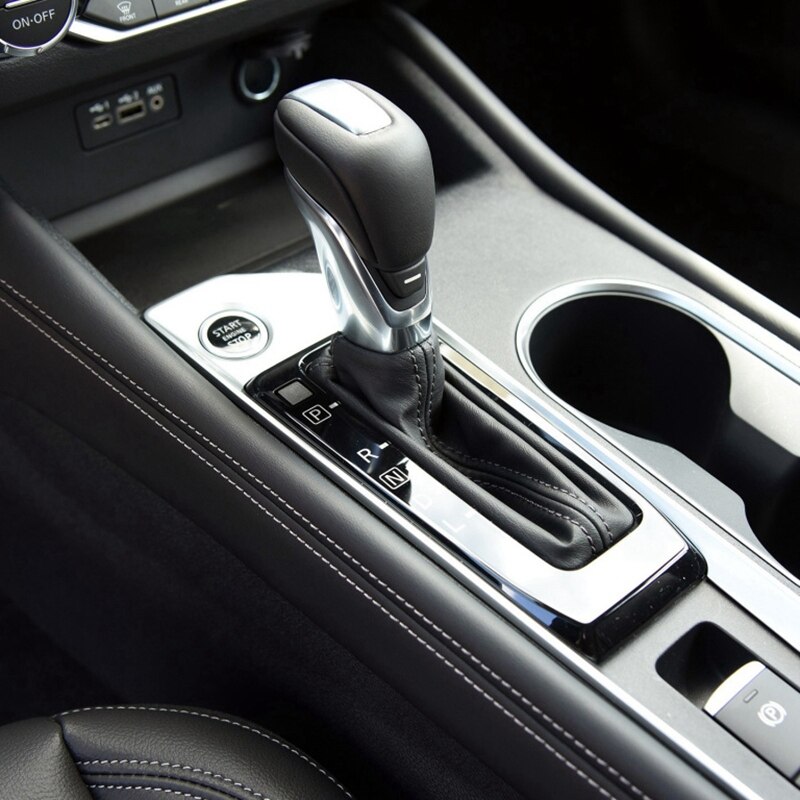 Voor nissan altima interieur auto versnellingspookknop afdekking trim frame paneel