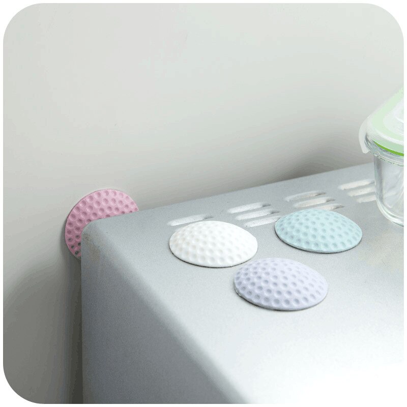 Accueil Gadget bouchon de porte bouton de porte en caoutchouc garde-boue serrure protection coussinet de porte antichoc protecteur mural accessoires de cuisine