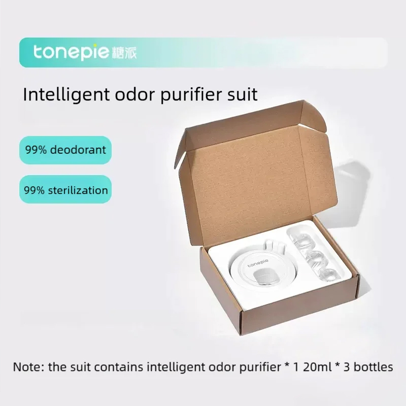 Sugar Pie-Purificateur d'air automatique intelligent pour chat, boîte à litière assortie, désodorisant spécial, capteur pour animaux de compagnie, minuterie