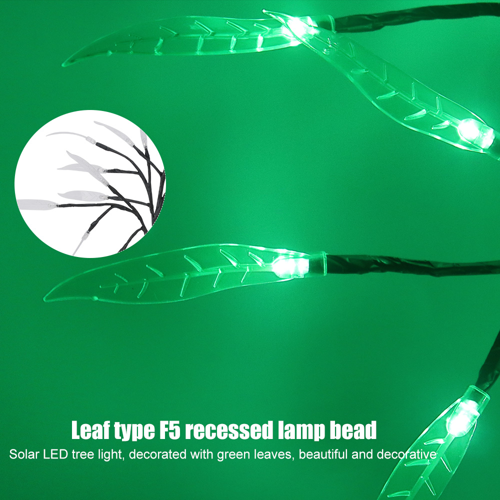 LED Solar Licht voor Tuin Decoratie Boom Bloem Solar Gazon Lamp Waterdicht Outdoor Landschap Verlichting Path Lights Home Decor