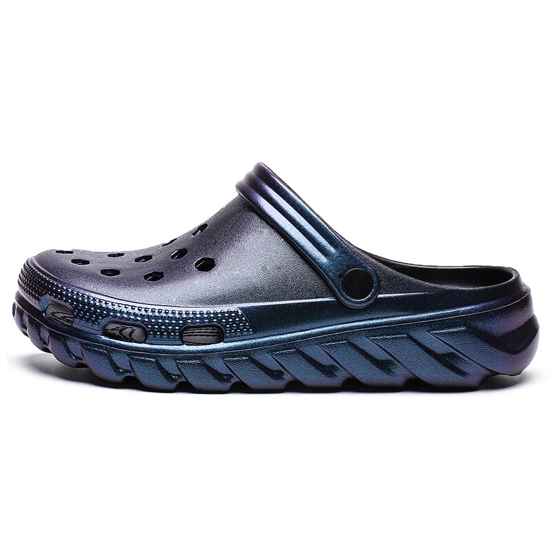 Heren sandaal literide gat schoenen rubberen klompen voor heren eva unisex tuinschoenen blauw adulto cholas hombre