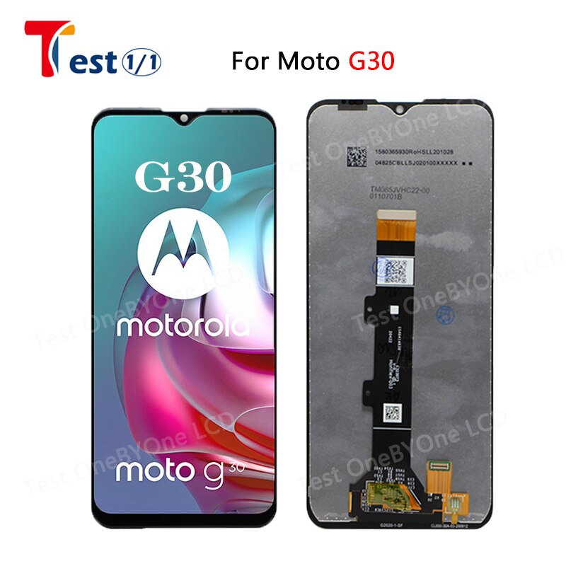 Originele Lcd Voor Motorola Moto G10 G20 G30 G50 G60 Touch Panel Display Screen Digitizer Voor Moto G100 Lcd Pantalla: G30 no frame