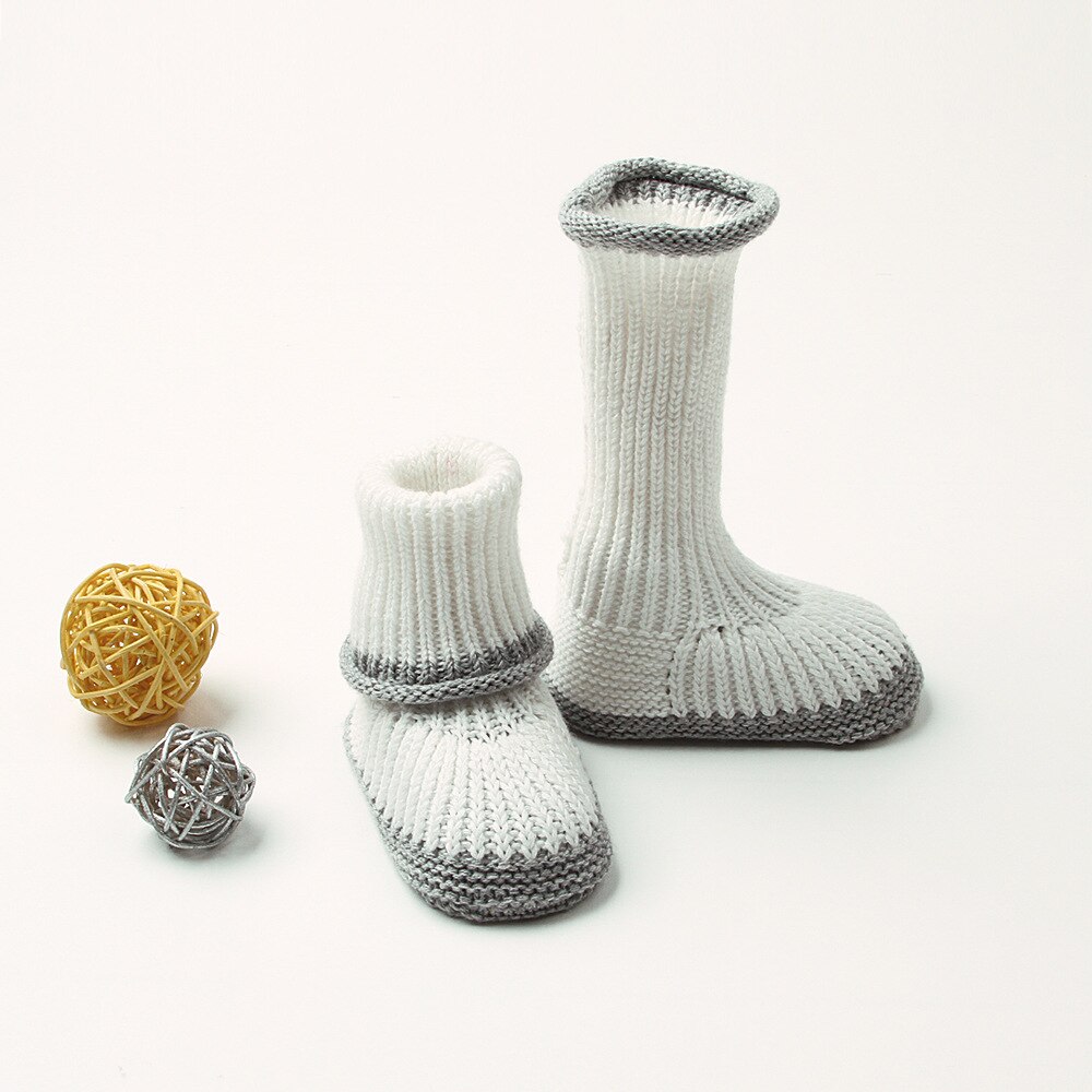 Children Infant Socks Non-Slip Floor socks Toddler Girl Boy Shoes Socks Cotton Knitting Soft Soles Baby Socks Learning To Walk: hui / 90