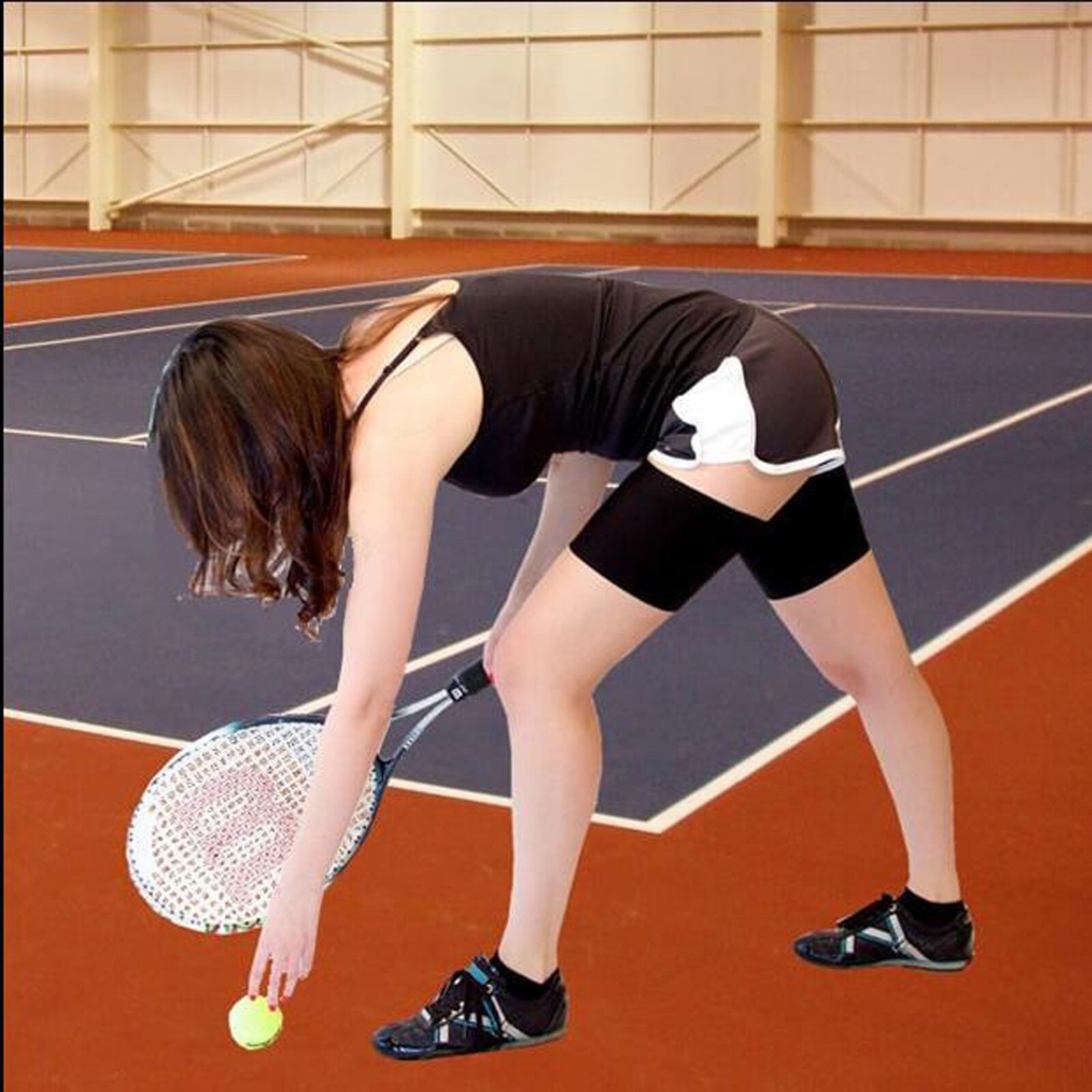 Sportleggings, rutschfeste silikonsocken, dehnbare, flache oberschenkelstulpen, große größen, reibungsarme beinstulpen, beinstulpen