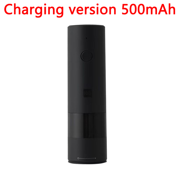 Huohou Electric Automatic Mill Pepper and Salt Grinder LED Light 5 Modes Peper Spice Grain Porcelain Grinding Core Mill Kitchen: Chocolate