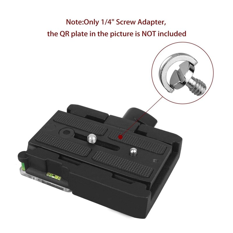 5 Pack 1/4 pollici vite di montaggio a piastra a sgancio rapido d-ring D albero QR vite adattatore supporto per DSLR fotocamera treppiede monopiede QR Plate