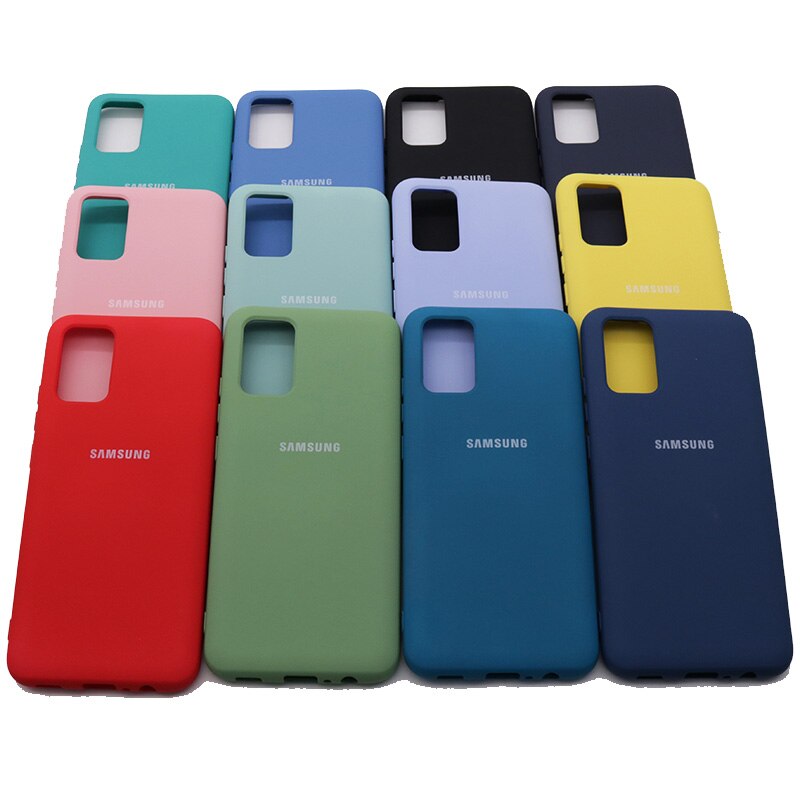 A02s etui Samsung Galaxy A02S SM-A025F A 02S jedwabisty silikonowy pokrowiec wysokiej jakości miękki w dotyku tył ochronny