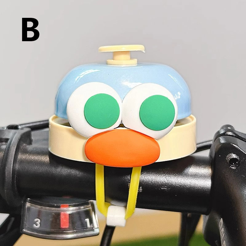 Xunting Bike Bell Cute Cartoon Horn MTB Road Bikes Children's Scooter Road Bike Bell Easy Installation: Yellow