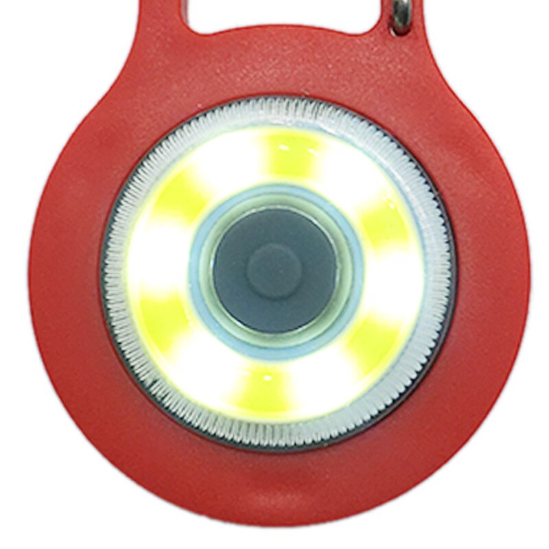 Portable LED Flashlight Carabiner Lamp Keychain Light Torch Lamps 3 Modes Emergency Camping Tent Lamp Pocket Backpack Outdoor