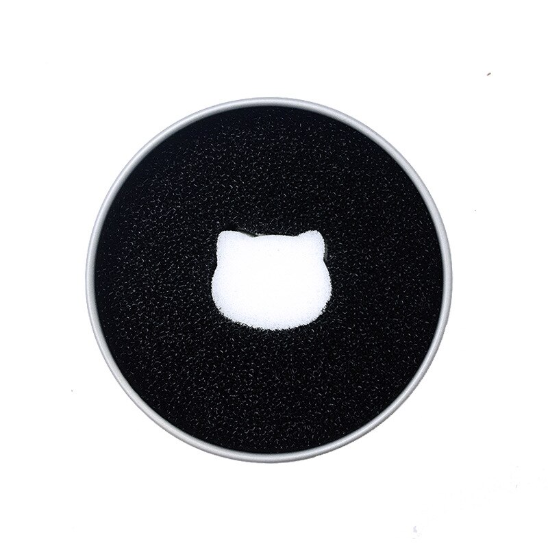 Make-up kwast kleurverwijderaar sponsreiniger aluminium make-up kwasten reinigingsmat doos poederborstel wasscrubber tslm 1