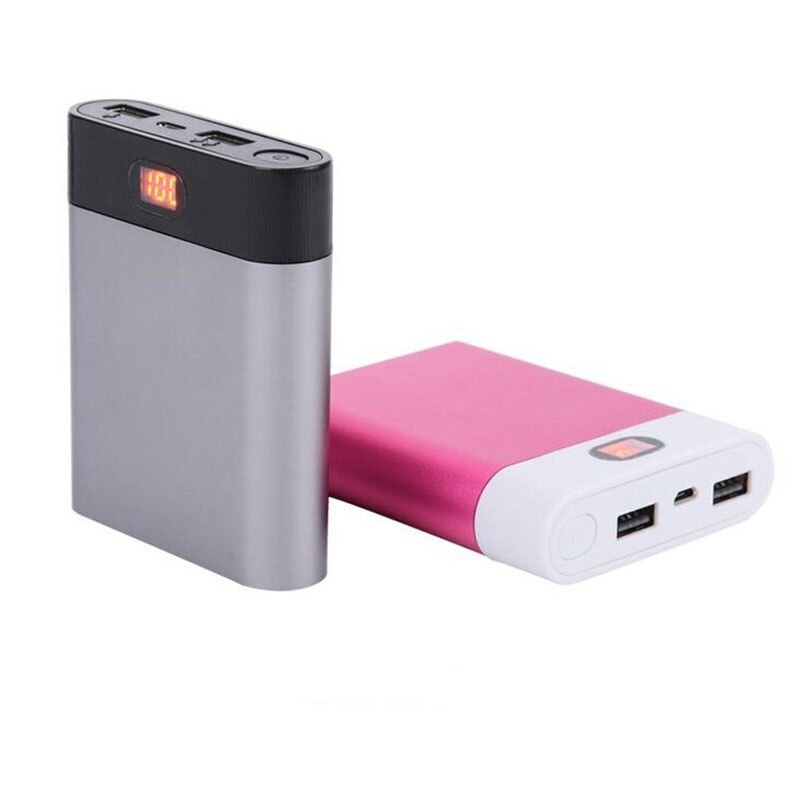 10400mah 4x18650 Battery Charger Intelligent Power Bank Case Rechargeable Charger for 18650 Battery without Battery