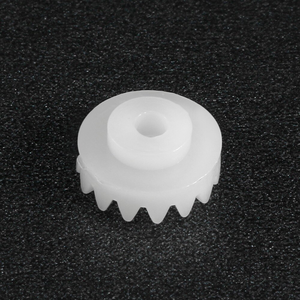 Uxcell 20Pcs 3.9x8.5mm 15 Teeth Plastic Bevel Gear 2mm Shaft for DIY Car Robot Model Making Motor Toy Accessories C152A
