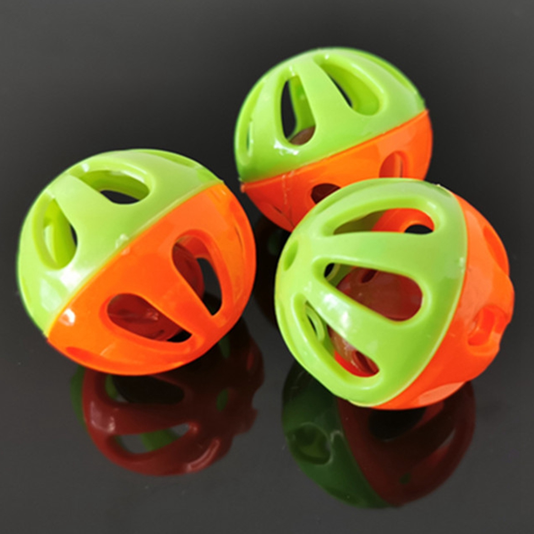5 stk /10 stk katteleke katt bjelle ball leker interaktiv morsom plast katt jingle ball leke katt tilbehør katt leker til katt kattunge