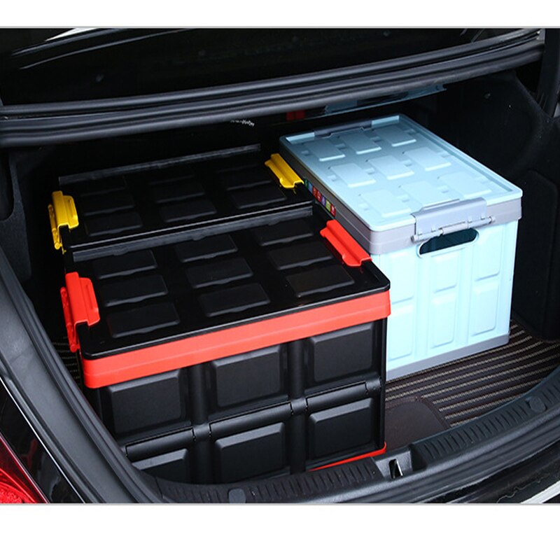 Bil arrangør bil bagagerum opbevaringsboks multifunktion foldbar opbevaringsboks bagagerum kasse taske bagagerum arrangør rejse