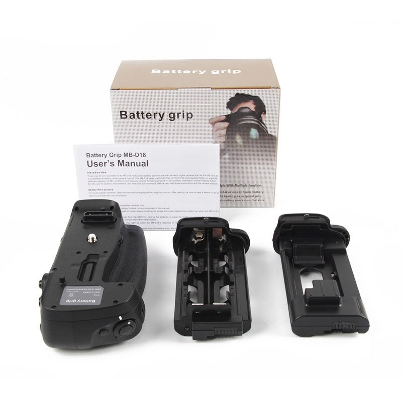 Poignée de batterie verticale MB-D18, bloc de batterie multi-alimentation pour appareil photo Nikon D850 MB-D18