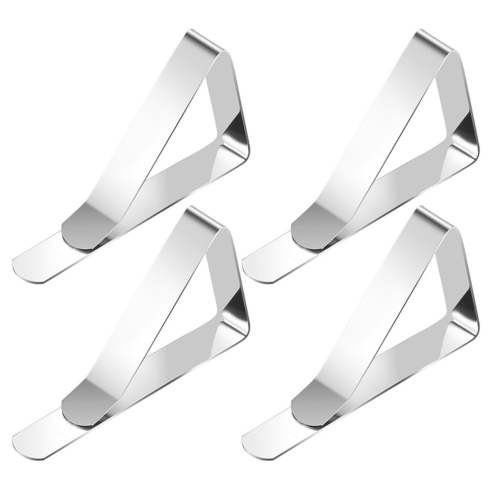 Pinces de fixation antidérapantes pour couverture de nappe, 4/6/8 pièces, adaptées aux tables de jusqu'à 1.7 pouces d'épaisseur, coupe-vent pour mariages, fête de remise de diplôme