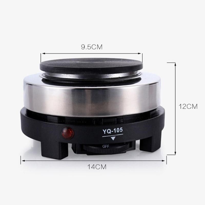 Mini calentador eléctrico para cocina con enchufe europeo, calentador multifuncional para leche, agua, café, 500W