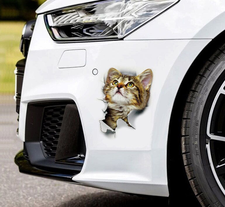 3d stickers dieren stickers kerst op de wc-bril voor de koelkast schattige katten muurstickers raam badkamer decoratie stickers: 7