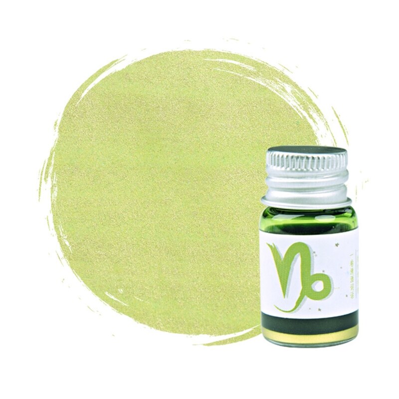 5ml Gold Powder Colorful Fountain Pen Ink Non-carbon Refilling Inks Student Stationery School Office Supplies: 5