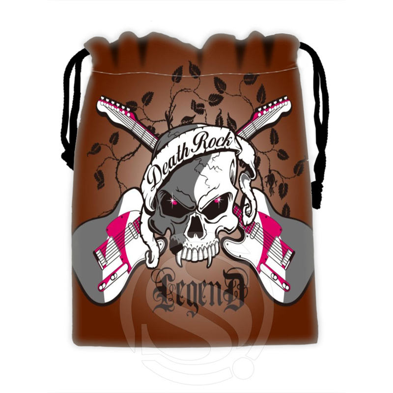 Custom skull #5 drawstring bags for mobile phone tablet PC packaging Bags18X22cm SQ00715-@H0346