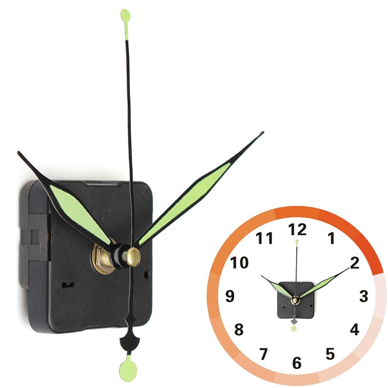 Lichtgevende Diy Horloge Klok Beweging Quartz Klok Mechanisme Horloge Wandklok Beweging Onderdelen Reparatie Vervanging Essentiële Accessoire