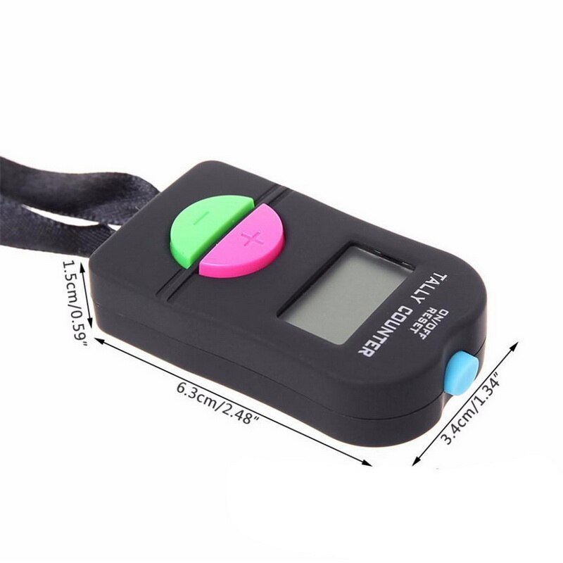 Digital Hand Counter Small Golf Sports Counter Sound and Down Counter Electronic Counter