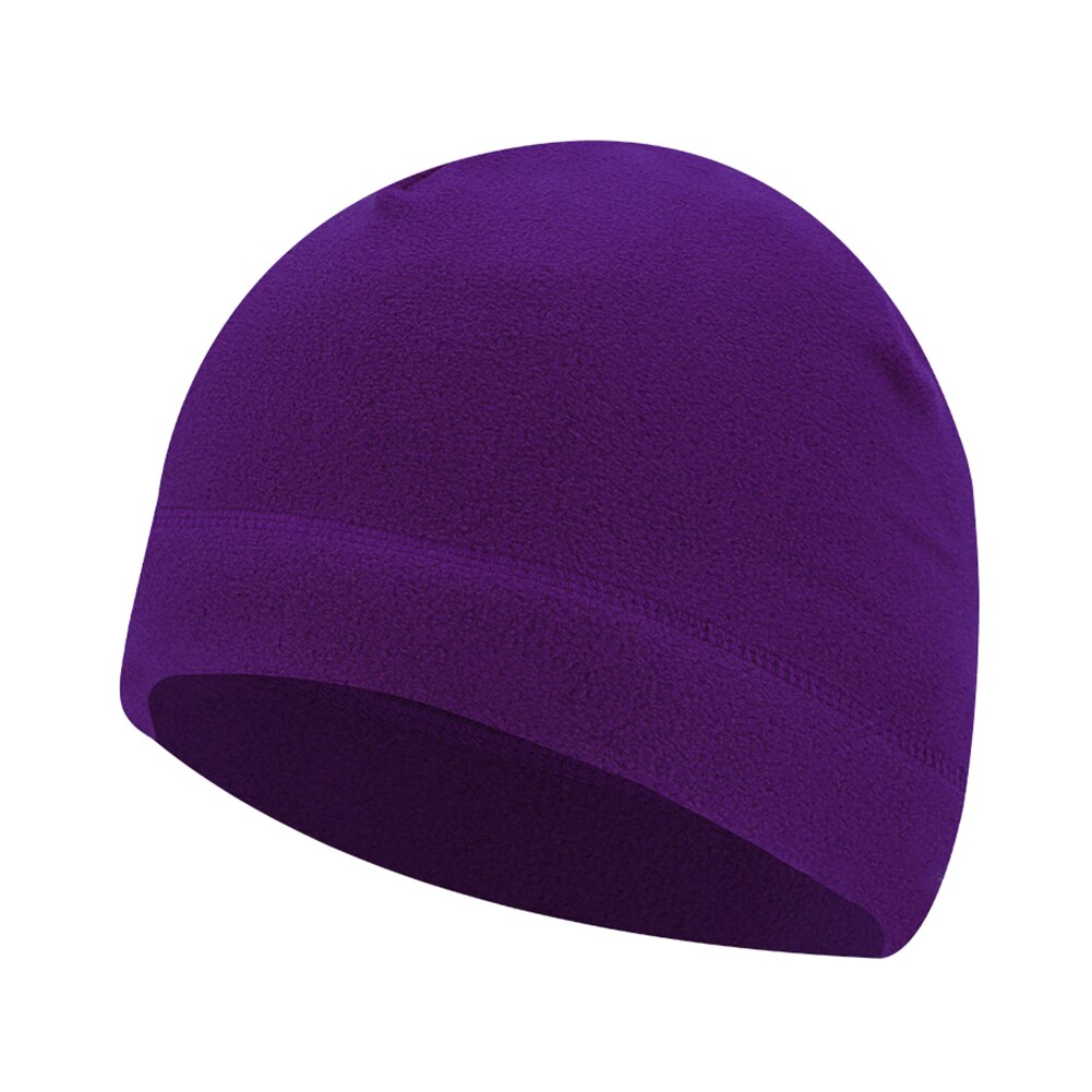 Skullies Beanies Men&#39;s Winter Hat Knitted Hats For Women Beanie Men Warm Thick Fur Bonnet Homme Women&#39;s Skull Hat Caps: Purple