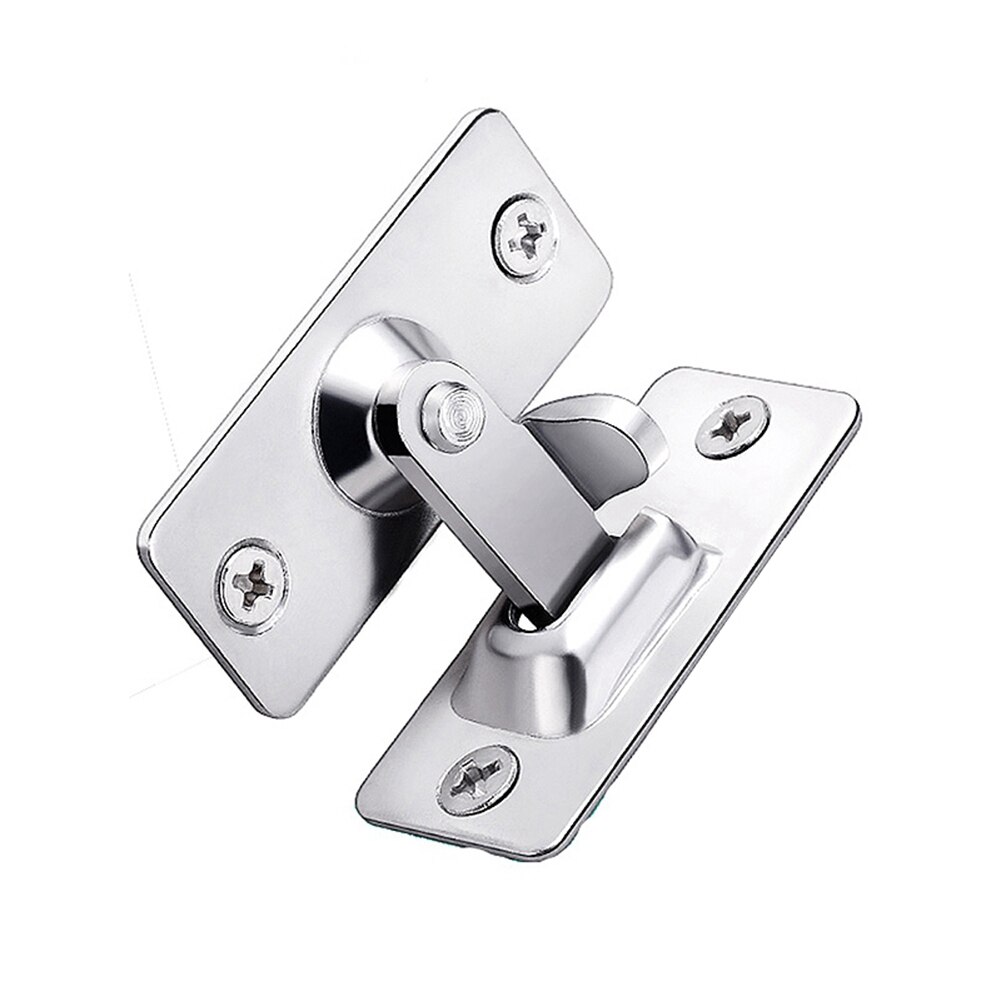 Sliding Door Buckle Stainless Steel 90 Degrees Right Angle Lock Hardware Tools Safety Door Window Bolt