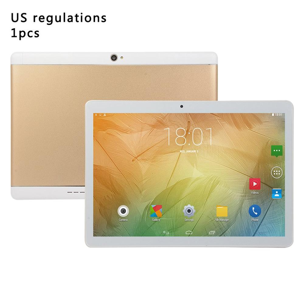 10 Inch Tablet Computer Ips Hd Screen Wireless Gps Android Tablet Ips Hd Screen 10-Inch Tablet Pc Round Hole: Gold  US