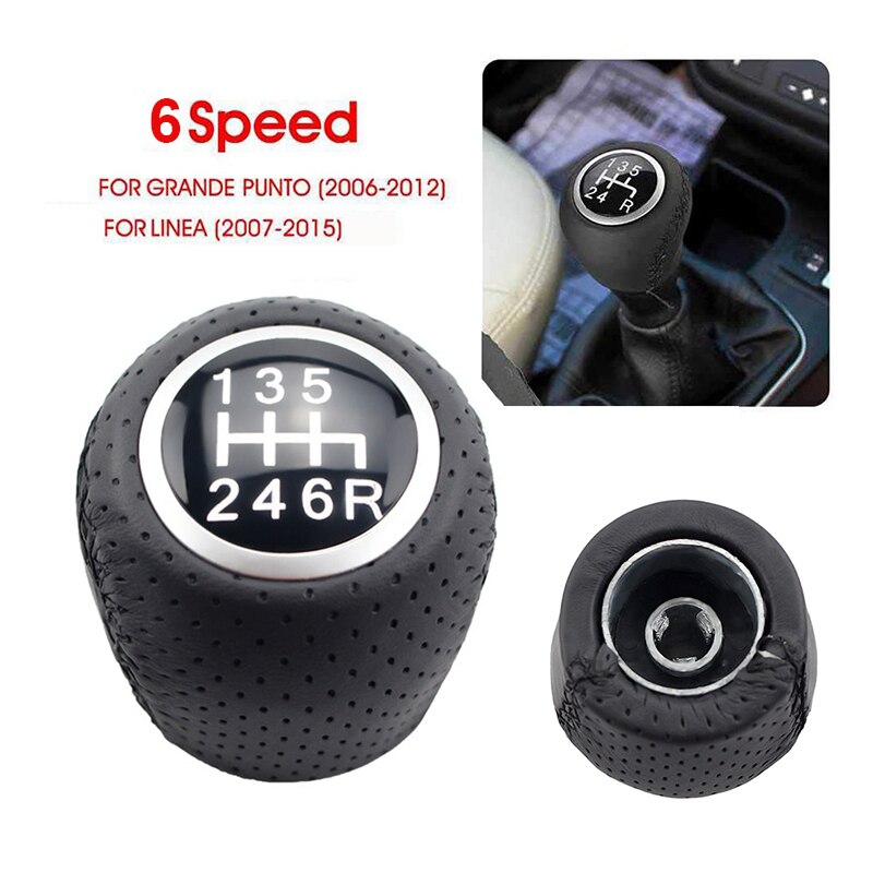 Pommeau de levier de vitesse de voiture pour Fiat Grande PUNTO EVO FIAT PUNTO