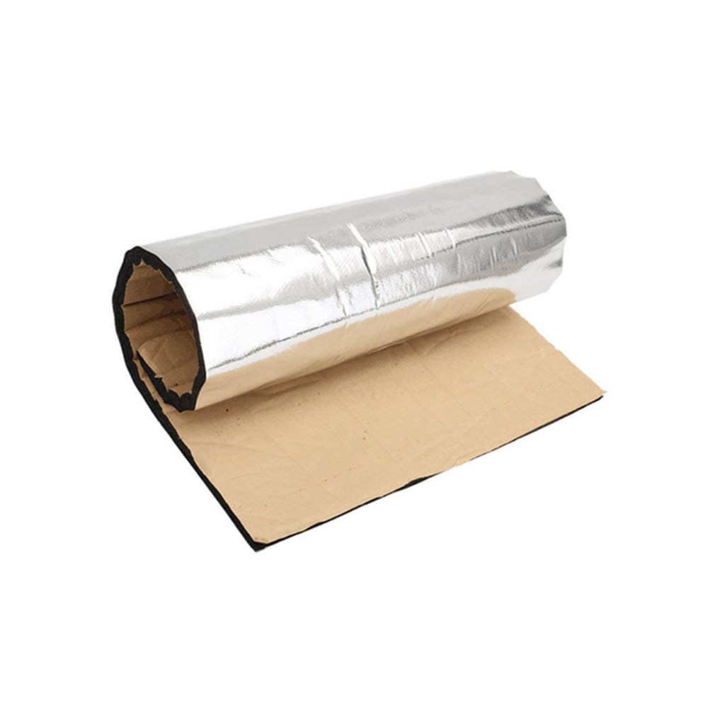 Bil støjisolering køretøj aluminiumsfolie isolering lukket celle skum plade 10mm bil varevogn lydisolering dæmpende isolering