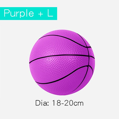 Ruizhi Per Bambini Gonfiabile In Pvc Palla Mini Basket Del Capretto di Calcio Polso Esercizio Palla di Gomma Pallone Da Spiaggia di Sport di Gioco Giocattoli RZ1043: 15purple L