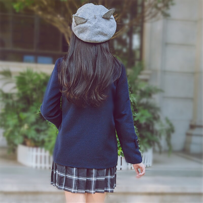 Japanischen Harajuku JK Schule Mädchen Einheitliche Bühne Leistung Kleidung herbst Winter Spitzen England Hohe Schuluniform Neue