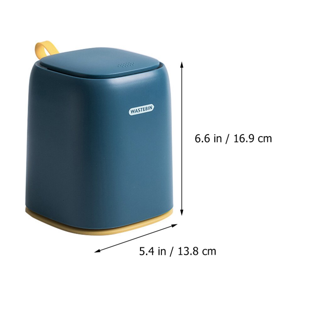Mini Garbage Bin Storage Box Trash Can Organizer Mini Portable Trash for Office Desktop Trash Bin Use