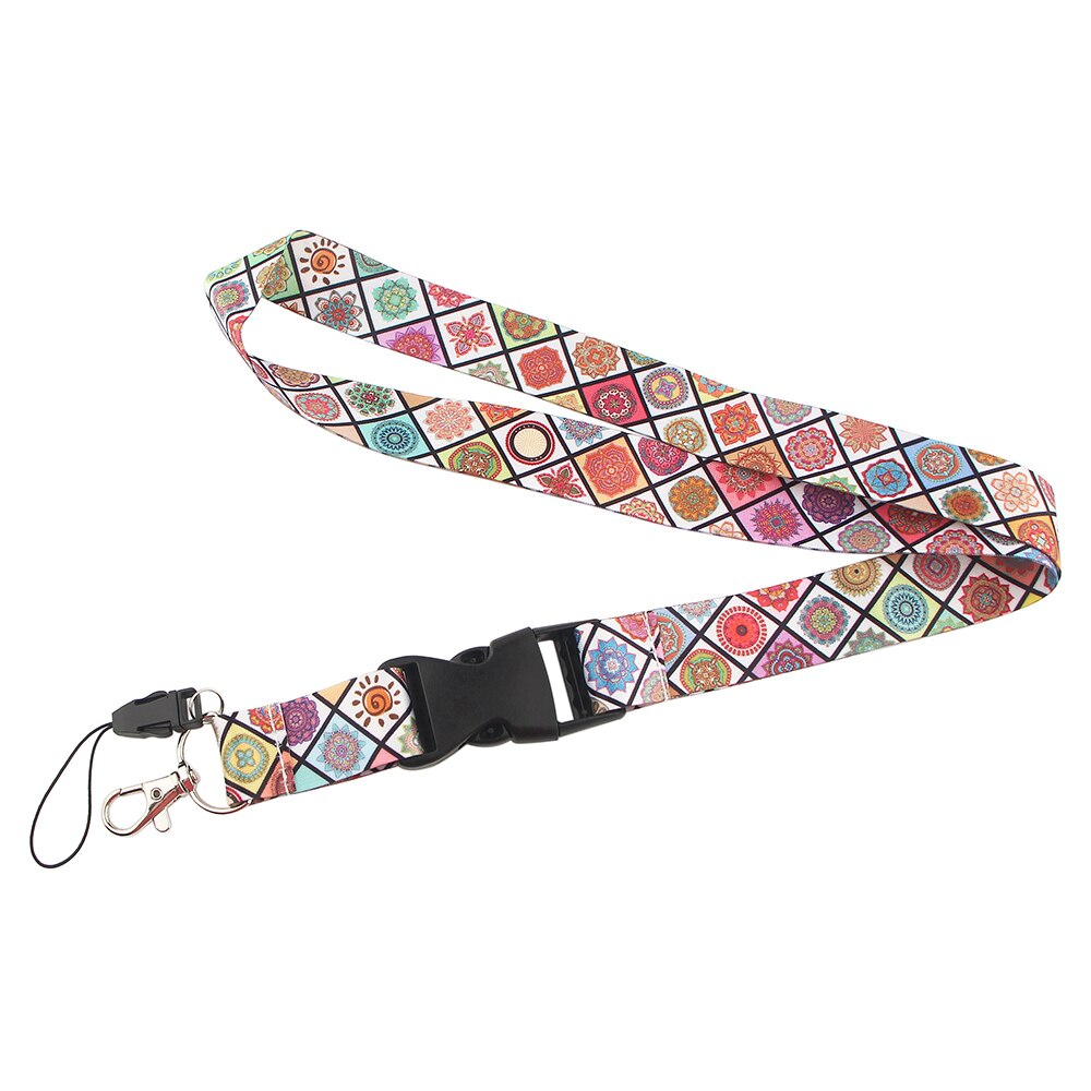 LX628 Yoga Schlüsselband Nacken Gurt Seil Nette Für Handy, Mobiltelefon praktisch Ich würde Karte Abzeichen Keychain DIY Lanyards Für Freund: 1