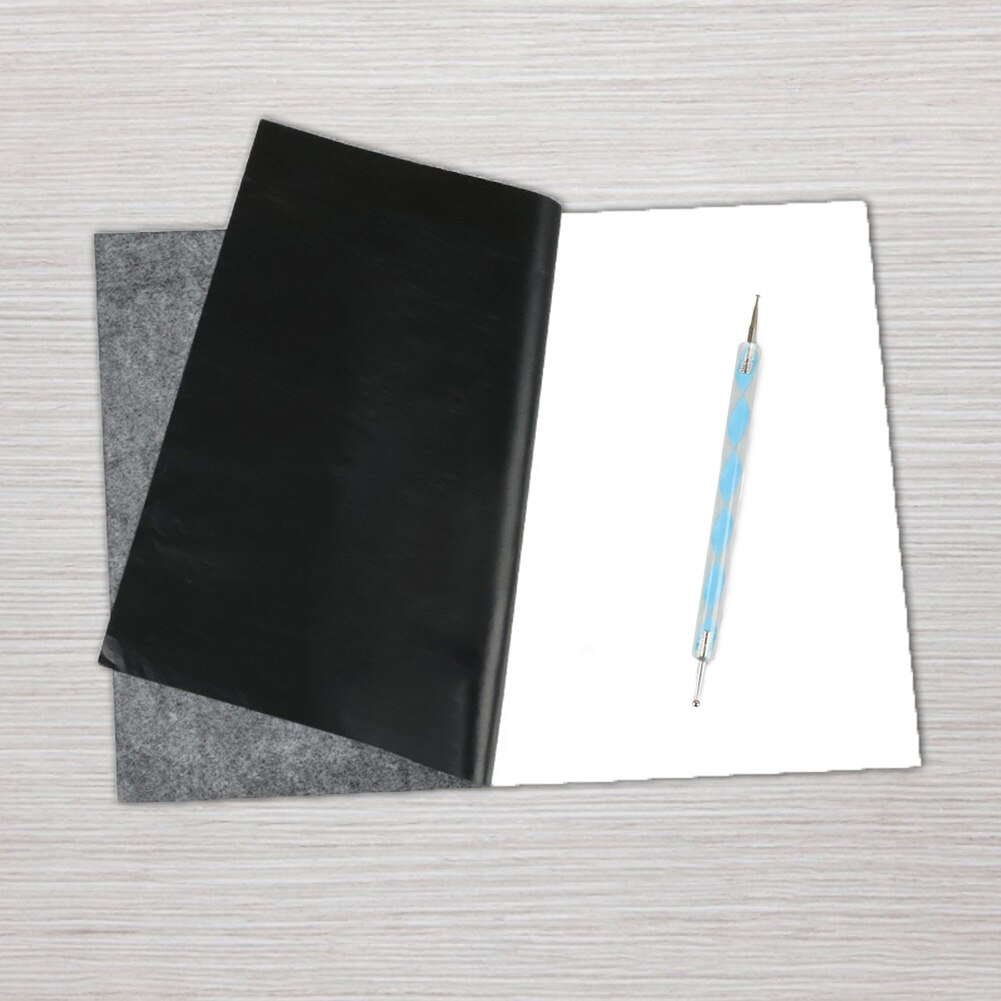 100 Sheets Paper A4 Size Thin Painting Accessories Legible Tracing Reusable Copy Clear Graphite Carbon Paper