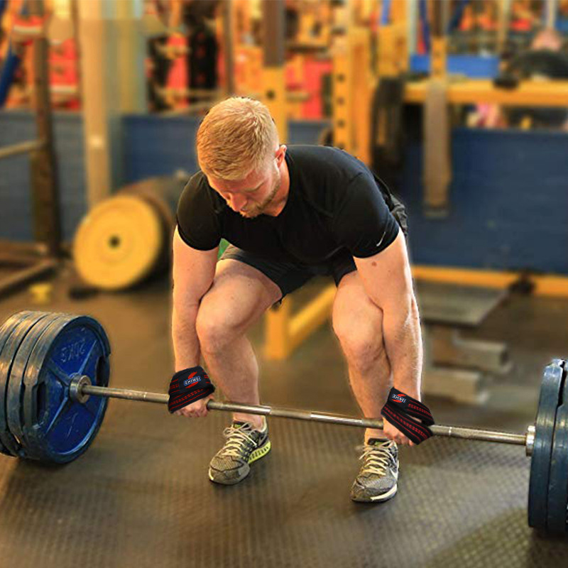 ROEGADYN Deadlift Gym Pols Wrap Fitness Polssteun Afvallen Training Gewichtheffen Acht Vorm Wrist Strap