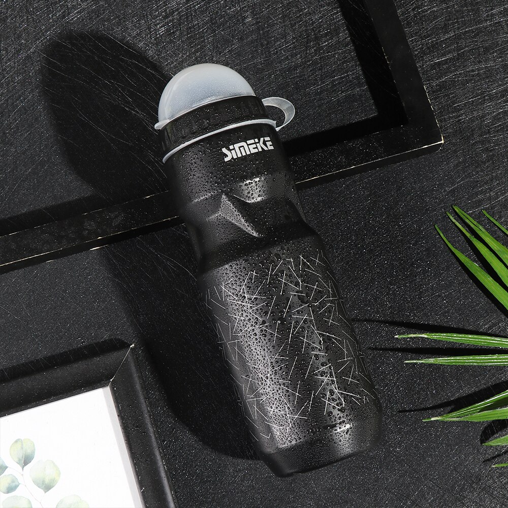 1PC 750ML Mountain Bike Water Bottle Bicycle Black Water Bottle Cup Outdoor Camping Cycling Fishing Sports Water Drink Bottle