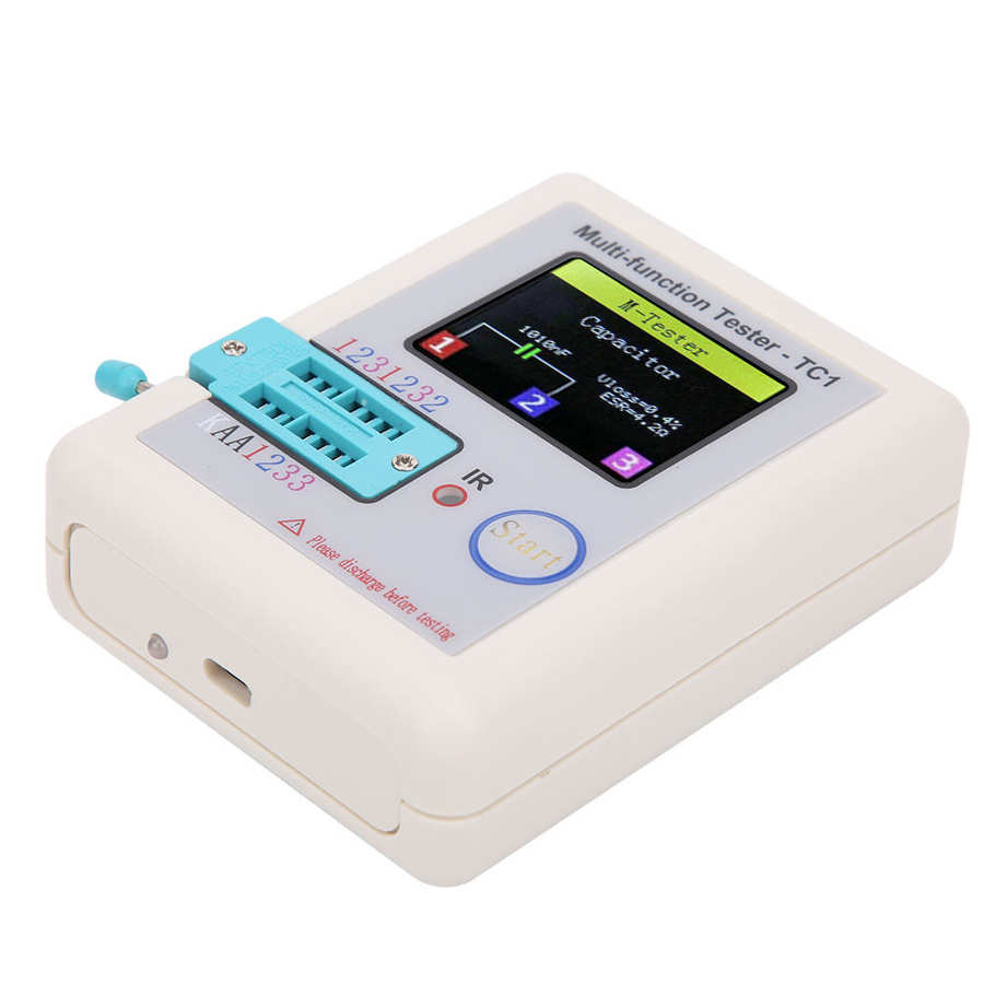 Megohmmeter Multifunction Transistor Tester 3.5in TFT Display Screen ‑TC1 for Capacitor Diodes Resistance Meter