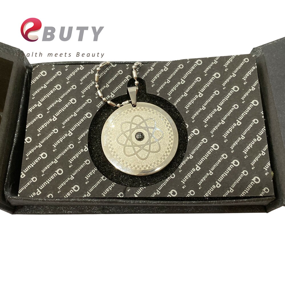 EBUTY Women Pendant Stainless Steel Jewelry Accessories Health Negative Ions Pendants Charms with Chain