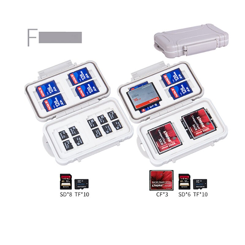 14 Slots Waterproof Memory Card Carrying Case SD Cards Protector Holder Box Storage Bag For SD/SDHC/SDXC/Micro SD/TF