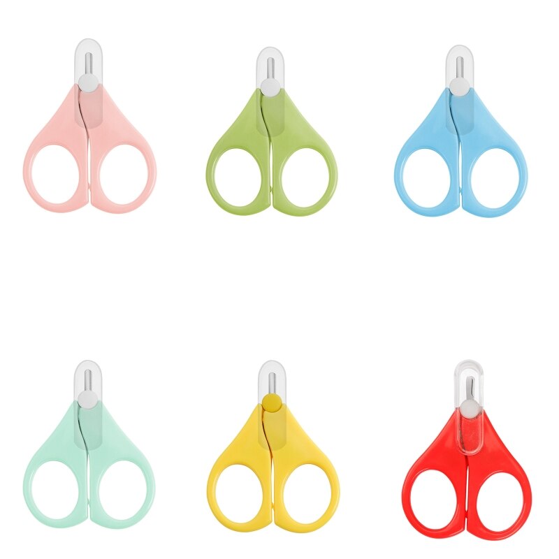 Tagliaunghie di sicurezza per bambini tagliaunghie a forbice portatile Mini tagliaunghie forbici per unghie strumento per la cura delle unghie del bambino