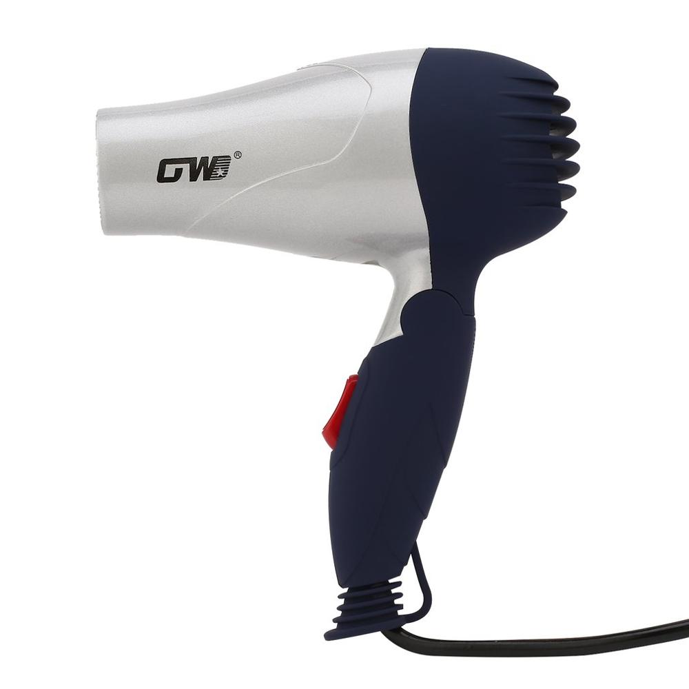 Mini portátil dobrável lidar com compacto 1500 w secador de cabelo secador vento quente baixo ruído longa vida para viagens ao ar livre