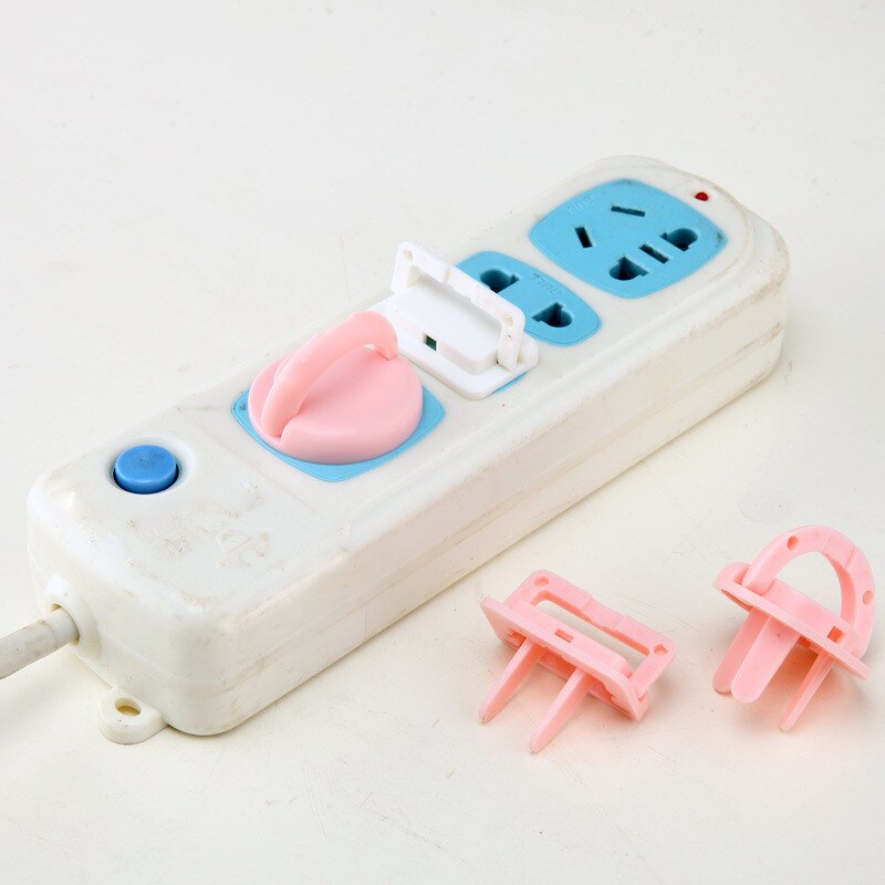 50PCS 2 or 3 Phase Plugs Sockets Safe Lock Cover Anti Electric Shock Plugs Protector Cover Cap Baby Children Safety Guard