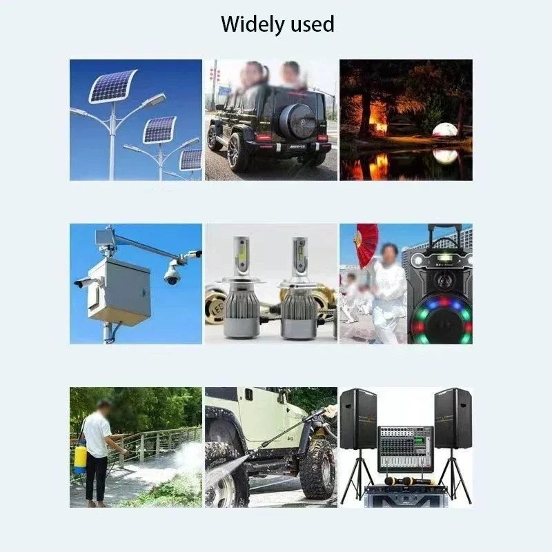 DC 12V 100Ah Lithium-ion Rechargeable Battery Is A Large Capacity and Multi-purpose Rechargeable Battery Power Bank