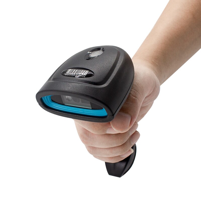 Holyhah-escáner de código de barras V8, lector de código de barras inalámbrico con cable, V8BL, Bluetooth 1d, 2D, QR, PDF417, para IOS, Android, IPAD: H3 Wired 1D
