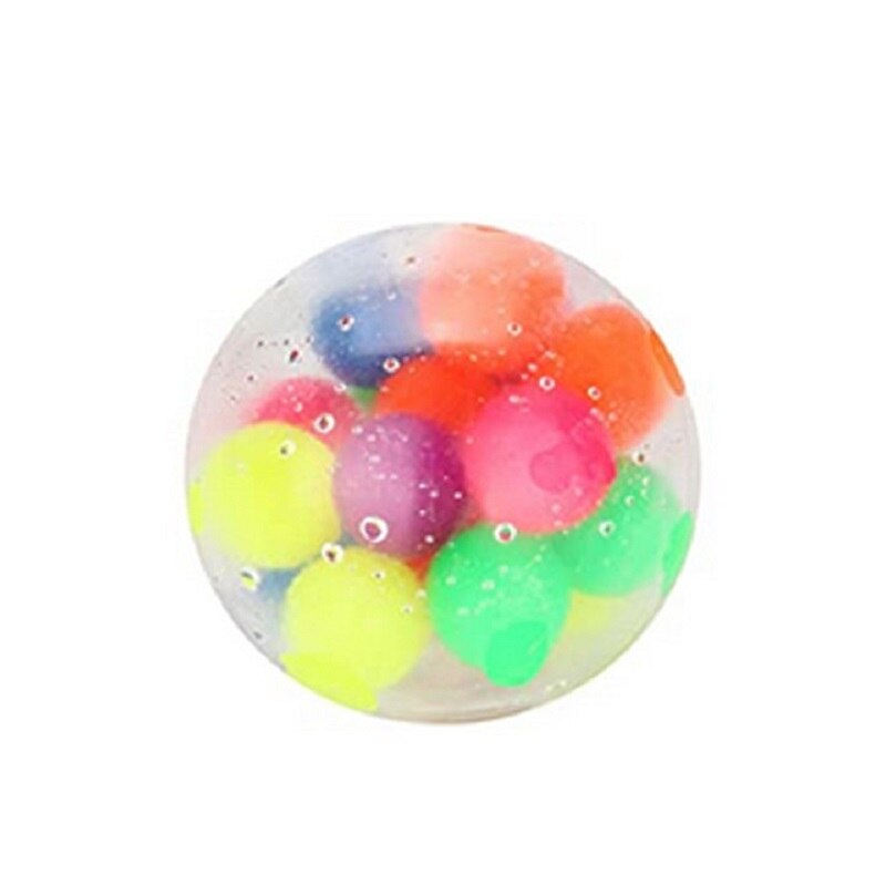 Sfera di sfiato colorata palla di decompressione 60cm decompressione salto bagliore palla giocattoli per bambini adulti allevia la pressione