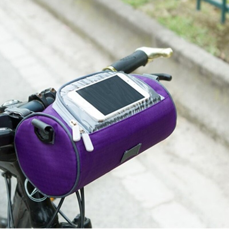 Grote fietstassen stuur voorbuis waterdichte fiets telefoon tas touchscreen tas voor student vrouwen meisje accessoires fietsen